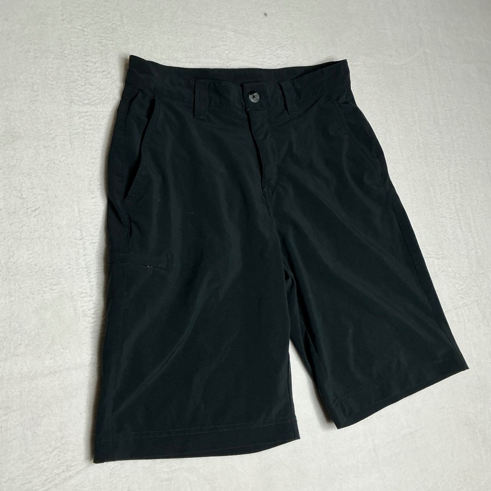 Columbia Men's Black Cargo Shorts Size 28 Outdoor Hiking Fishing